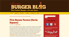 Desktop Screenshot of bostonburgerblog.com